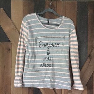 Electric long sleeve top